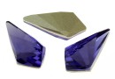 Swarovski, fancy kite, tanzanite, 14x7mm - x1