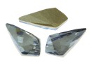 Swarovski, fancy kite, blue shade, 14x7mm - x1