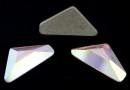 Swarovski, cabochon triangle alpha, aurore boreale, 12mm - x1