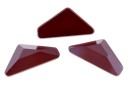 Swarovski, cabochon triangle alpha, dark red, 12mm - x1