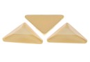 Swarovski, cabochon triangle gamma, ivory cream, 10mm - x1