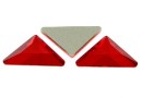 Swarovski, cabochon triangle gamma, light siam, 10mm - x1