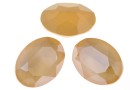 Swarovski, rivoli cabochon oval, ivory cream, 18x13mm - x1