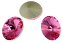 Swarovski, oval fancy, rose, 8x6mm - x4