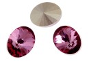 Swarovski, oval fancy, antique pink, 8x6mm - x4