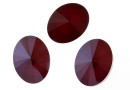 Swarovski, fancy oval, dark red, 8x6mm - x4