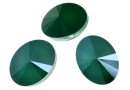 Swarovski, oval fancy, royal green, 8x6mm - x4