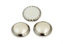 Swarovski, cabochon perla cristal hotfix rp, white, SS34 - x4