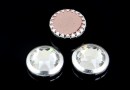 Swarovski, cabochon cristal hotfix sp, crystal, SS34 - x4