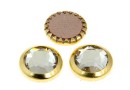 Swarovski, cabochon cristal hotfix gp, crystal, SS34 - x4