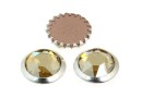 Swarovski, cabochon cristal hotfix sp, golden shadow, SS34 - x4
