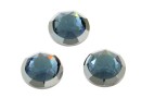 Swarovski, cabochon cristal hotfix, denim blue, SS34 - x4