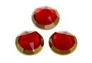 Swarovski, crystal cabochon hotfix, light siam, SS34 - x4