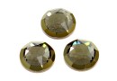 Swarovski, crystal cabochon hotfix, greige, SS34 - x4