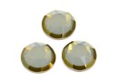 Swarovski, cabochon cristal hotfix, white opal, SS34 - x4