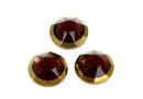 Swarovski, cabochon cristal hotfix, burgundy, SS34 - x4