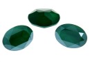Swarovski, rivoli cabochon oval, royal green, 14x10mm - x1