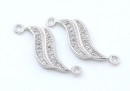 Link, argint 925 placat cu rodiu, 21mm - x1