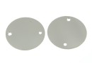 Link pentru gravat, banut argint 925 placat cu rodiu, 16mm - x1
