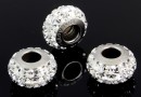 Swarovski, becharmed pave crystal, 12mm - x1