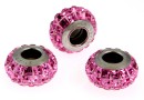 Swarovski, becharmed pavé, rose, 12mm - x1