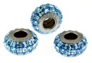 Swarovski, becharmed pave aquamarine, 12mm - x1