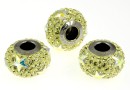 Swarovski, becharmed pave jonquil, 14.5mm - x1