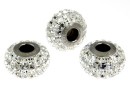 Swarovski, becharmed pave crystal, 15mm - x1
