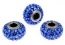 Swarovski, becharmed pavé, sapphire, 15mm - x1