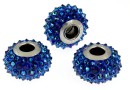 Swarovski, becharmed pave bermuda blue, 15.5mm - x1