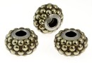 Swarovski, becharmed pave metallic light gold, 15mm - x1