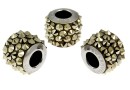 Swarovski, becharmed pave metallic light gold, 11mm - x1