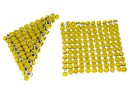 Swarovski Crystal mesh, yellow opal, 3.2x3.2cm - x1