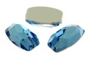 Swarovski, Organic cabochon, aquamarine CALv, 10x6mm - x1