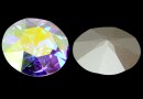 Swarovski, fancy rivoli, aurore boreale, 27mm - x1
