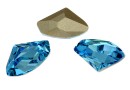 Swarovski, galactic fancy, aquamarine, 14mm - x1