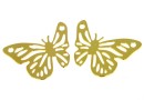 Link fluture, argint 925 placat aur, 20mm - x1