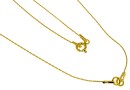 Chain for link, gold-plated 925 silver, 42cm - x1