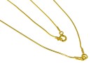 Chain for link, gold-plated 925 silver, 42cm - x1