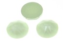 Swarovski, SS30 cabochon, powder green, 6mm - x4