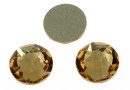 Swarovski, cabochon SS30, light colorado topaz, 6mm - x4