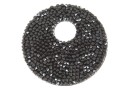 Swarovski, pand. fine rocks, black jet, 40mm - x1