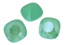 Swarovski, fancy square, mint green, 10mm - x1