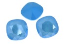 Swarovski, fancy square, summer blue, 10mm - x1