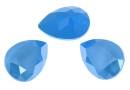 Swarovski, fancy picatura, summer blue, 14x10mm - x1