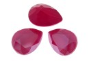 Swarovski, fancy picatura, peony pink, 14x10mm - x1