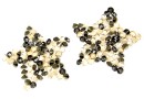 Swarovski, fine rocks pendant, golden shadow metallic  gold, 22mm - x1