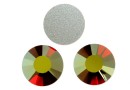 Swarovski, cabochon Concise, light siam aurore boreale, 11mm - x2