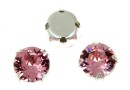 Swarovski, chaton montees light rose, 6mm - x10