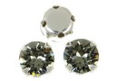 Swarovski, chaton montees black diamond, 6mm - x10